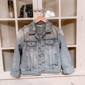 Distressed Jean Jacket